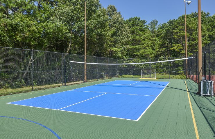 lighted sports court 