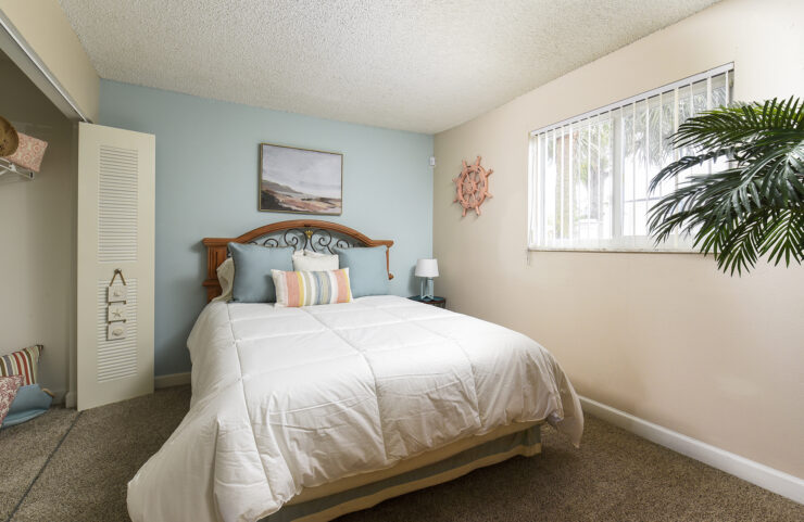 large closet space in bedroom