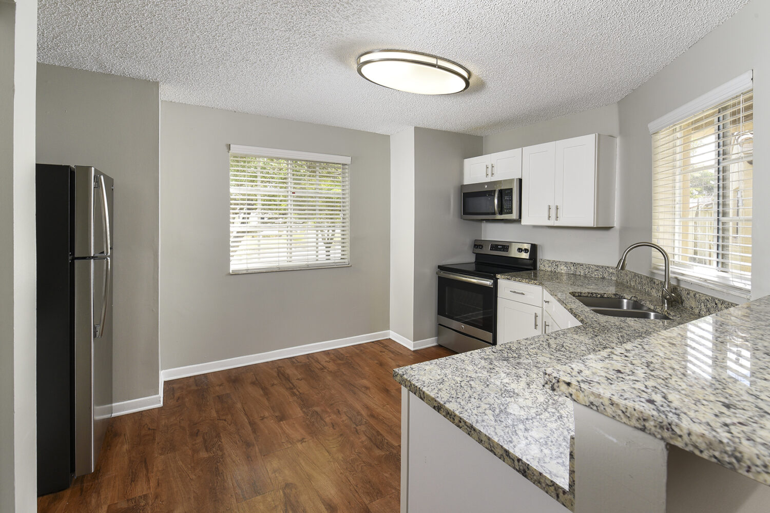 kitchen with stainless steel appliances 