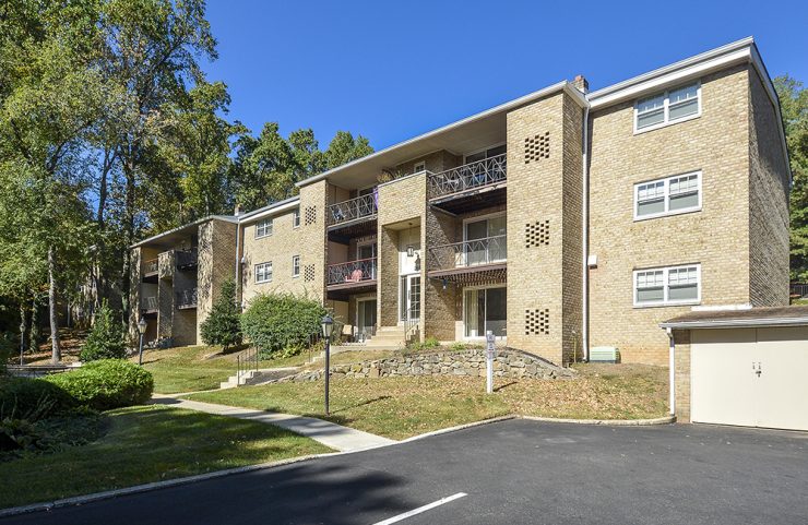 exterior facade with balconies 