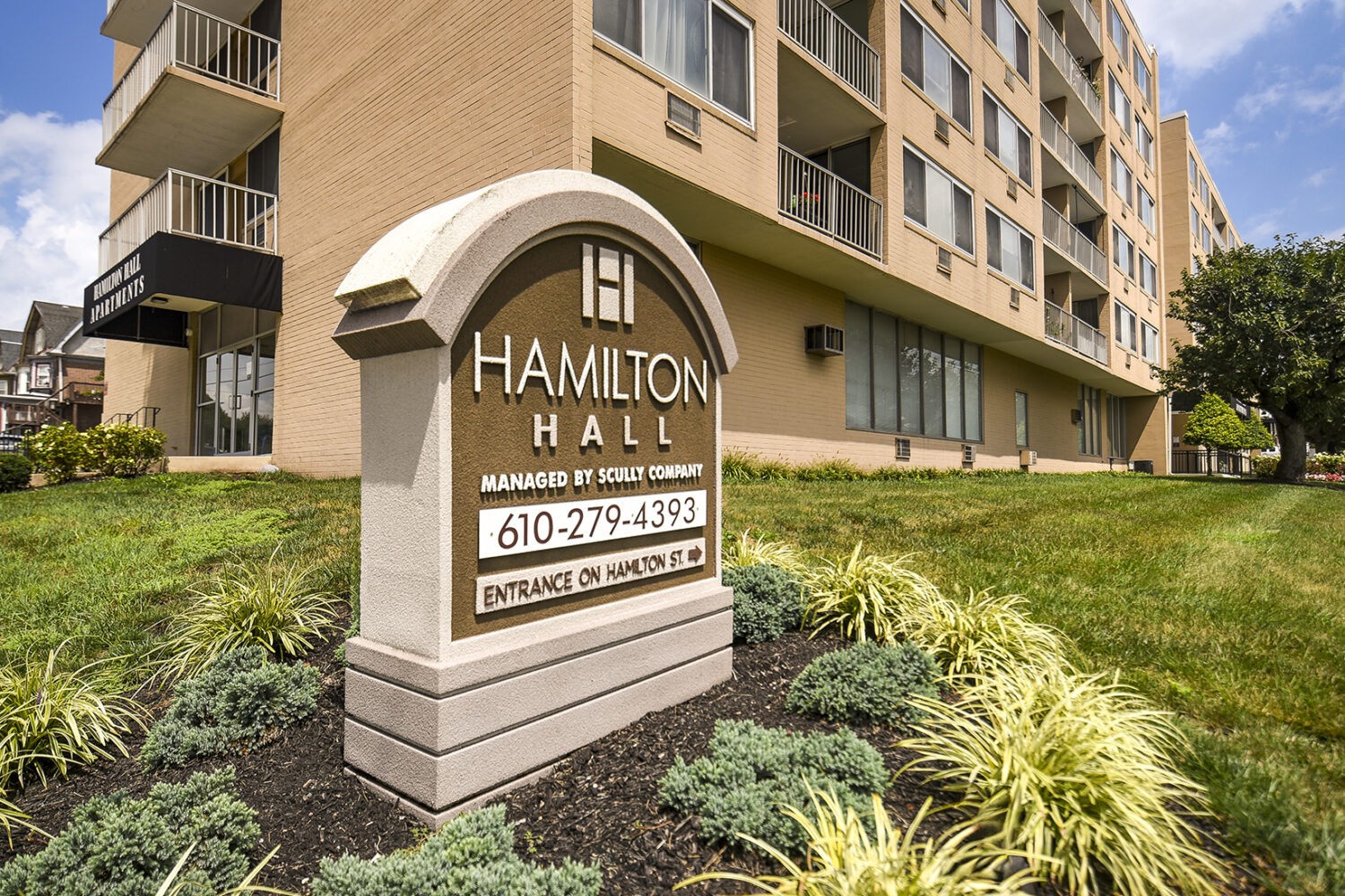 hamilton hall sign in norristown pa
