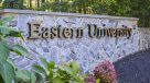 nearby eastern university sign
