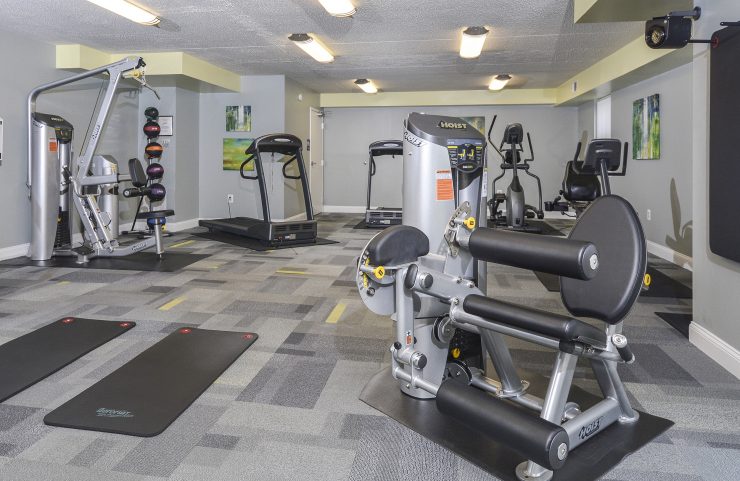 newly renovated fitness center 