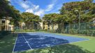 shaded tennis court 