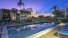 enjoy sunsets by the pool in baca raton