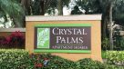 Boca Raton Apartments - Crystal Palms sign 