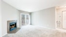 renovated living room with fireplace