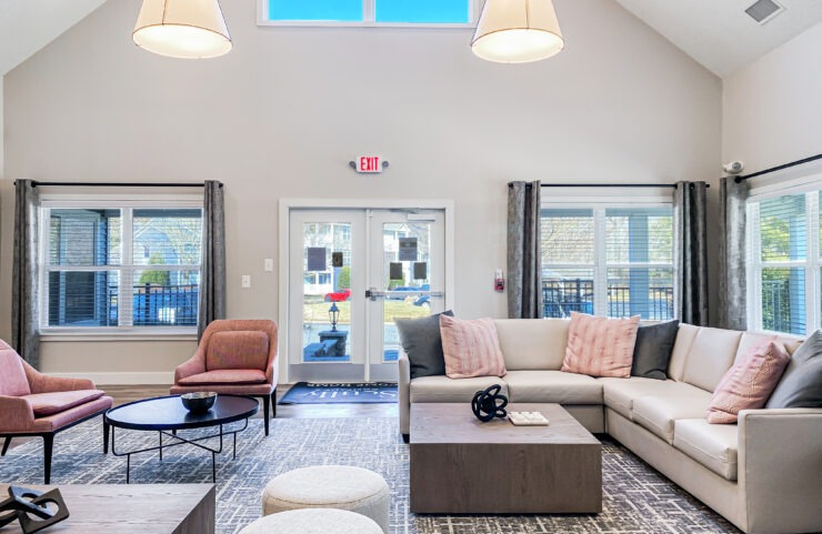 clubhouse with comfy seating
