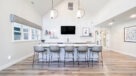 clubhouse kitchen area with tv