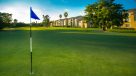 view of apartments from the golf course