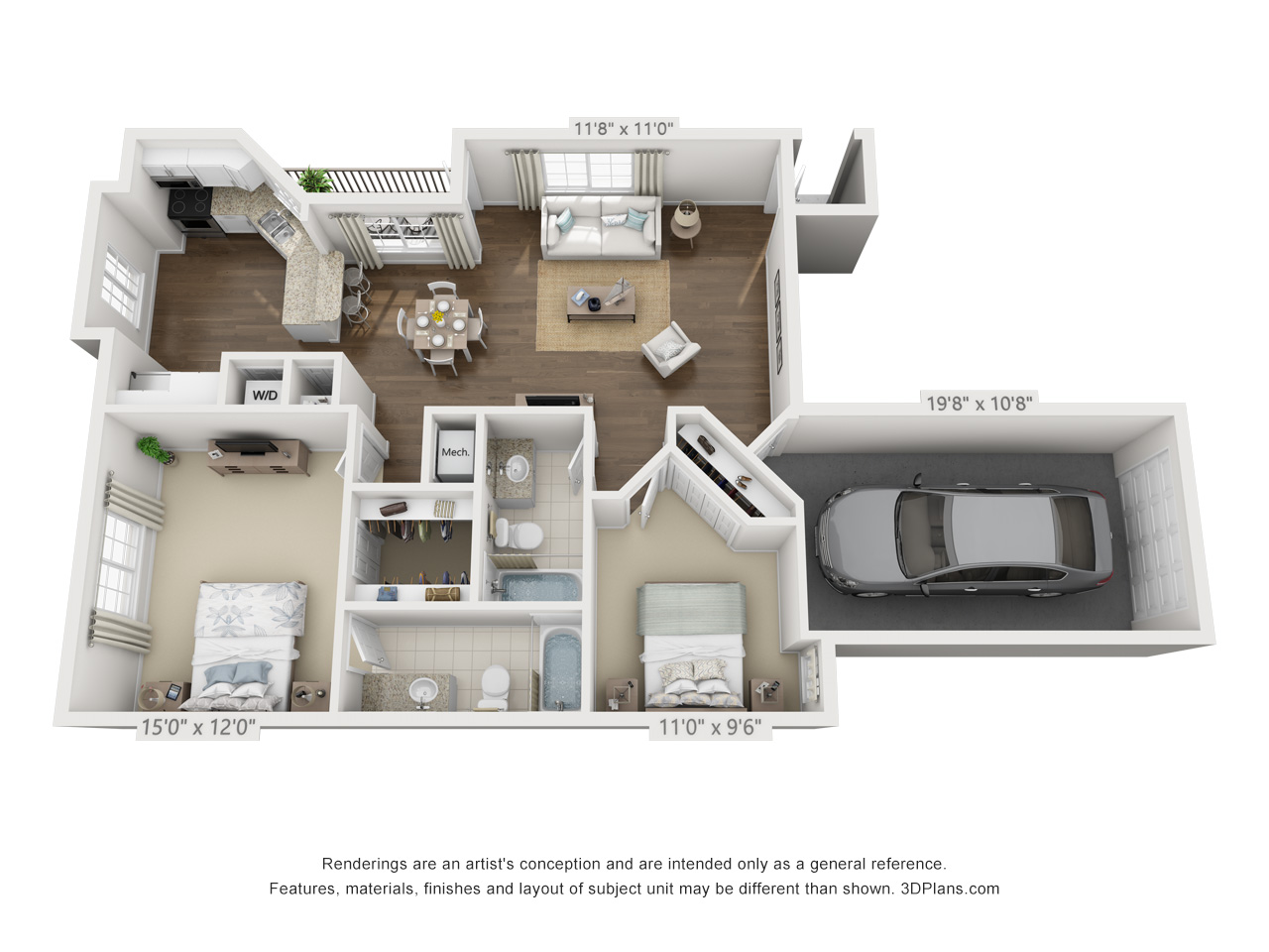 2 bedroom apartment in pembroke pines
