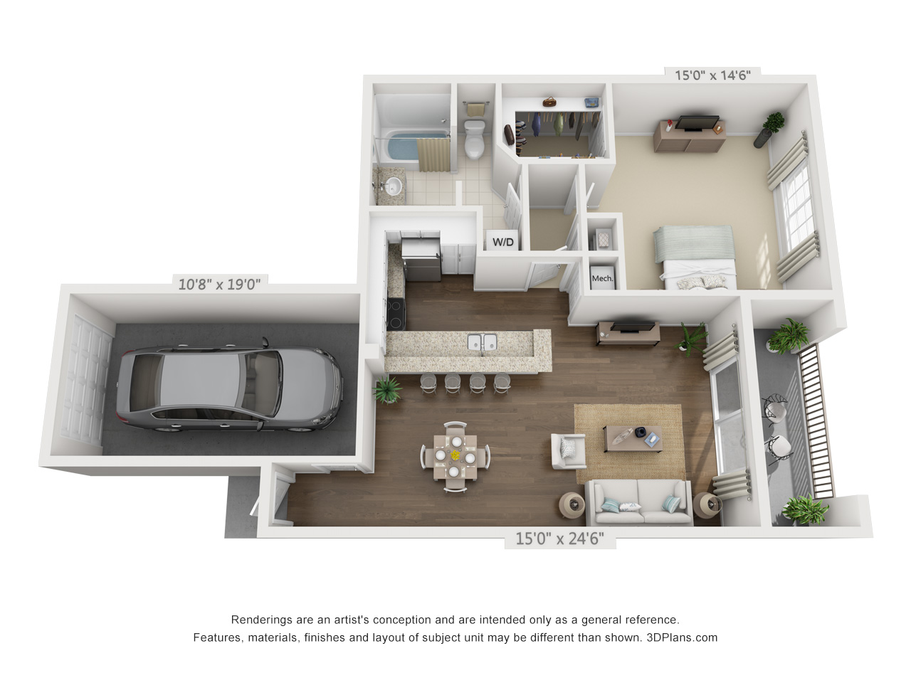 1 bedroom apartment in pembroke pines