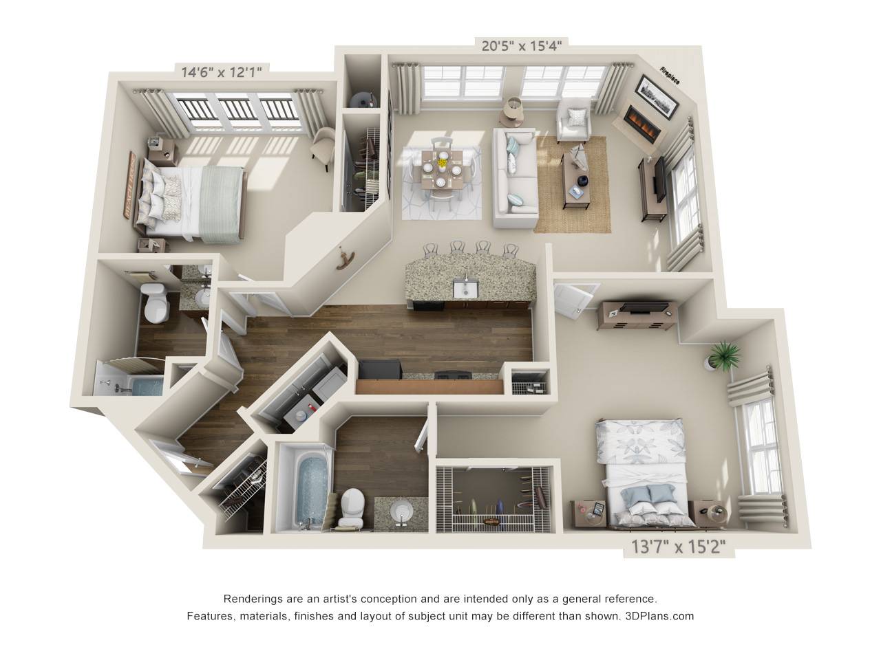 2 bedroom apartments in conshohocken