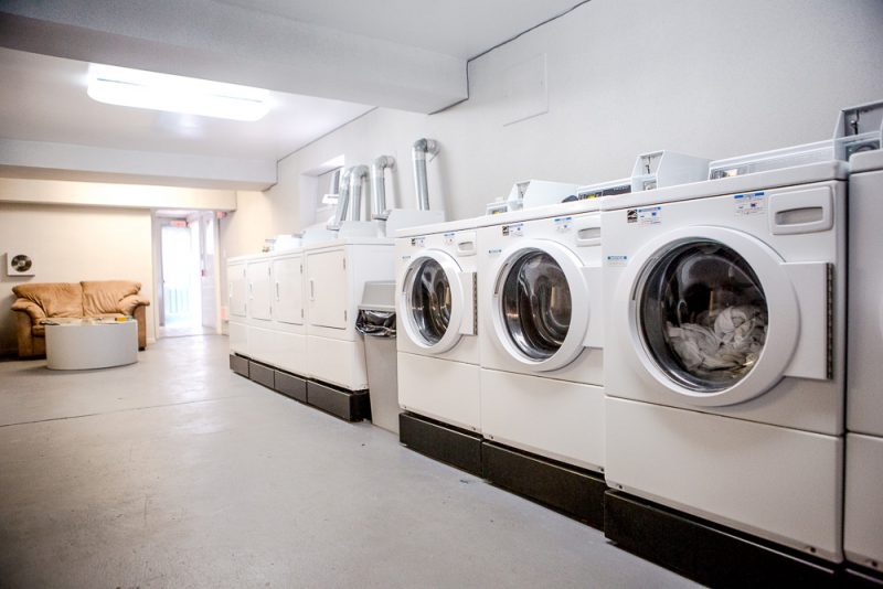 On site laundry facility