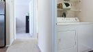 full size washer and dryer in apartment 
