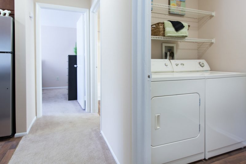 Washer and dryer in every apartment home