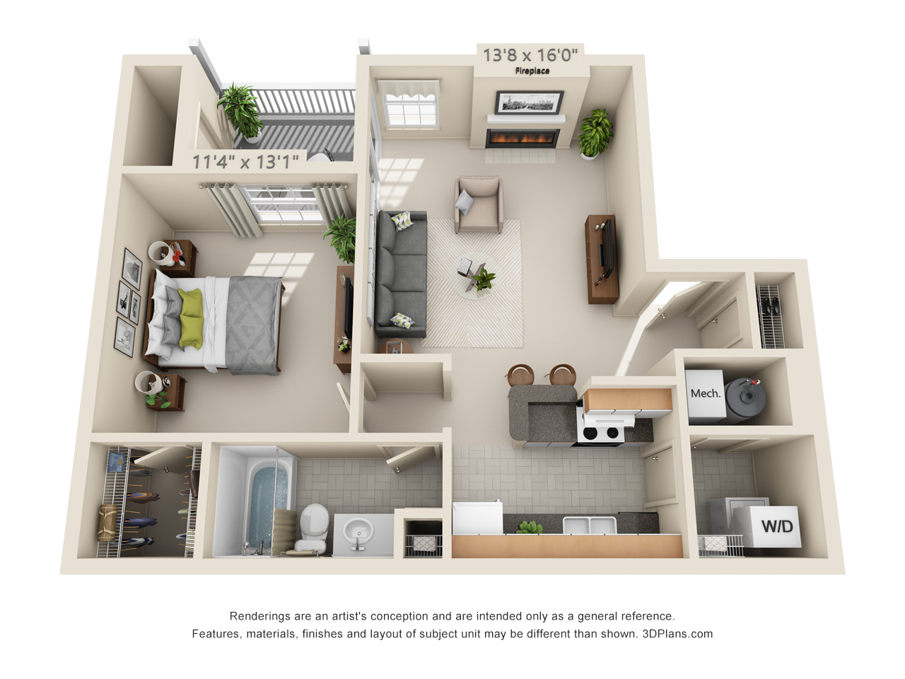 one bedroom apartment in wethersfield