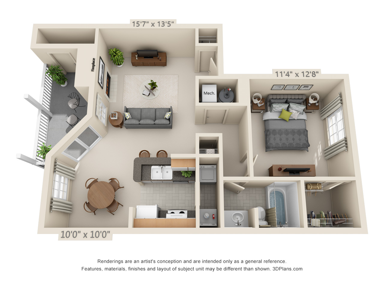 1 bedroom apartment in hartford suburbs