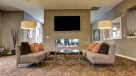 clubhouse with sofas and tv  