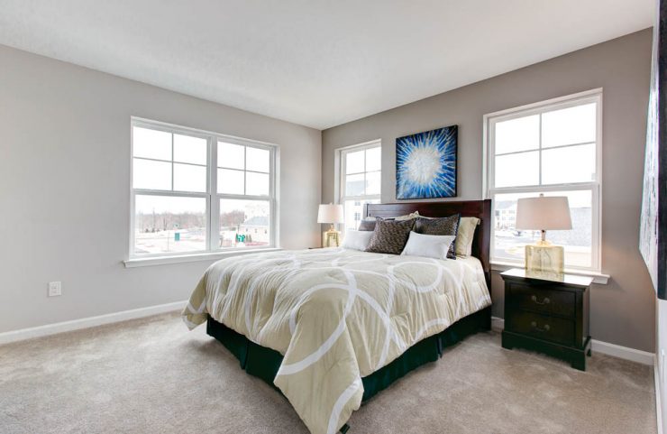 bedroom with lots of natural light 