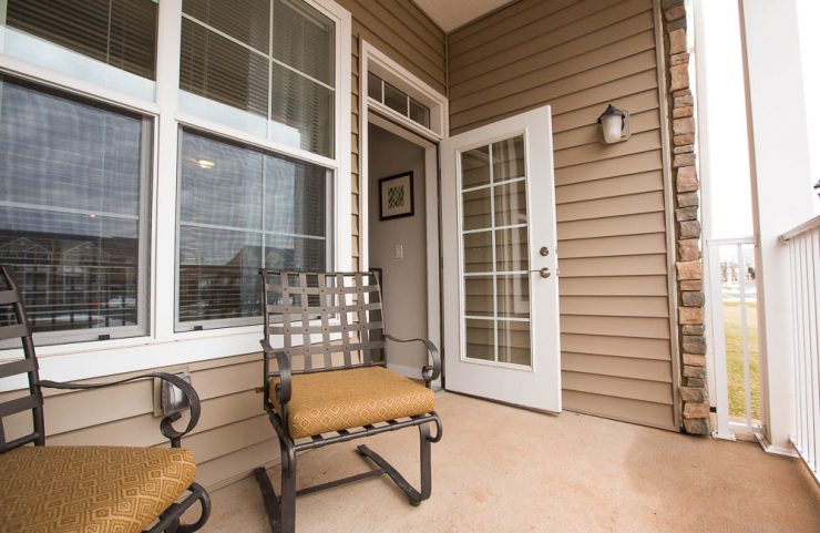 wide private patio for fresh air