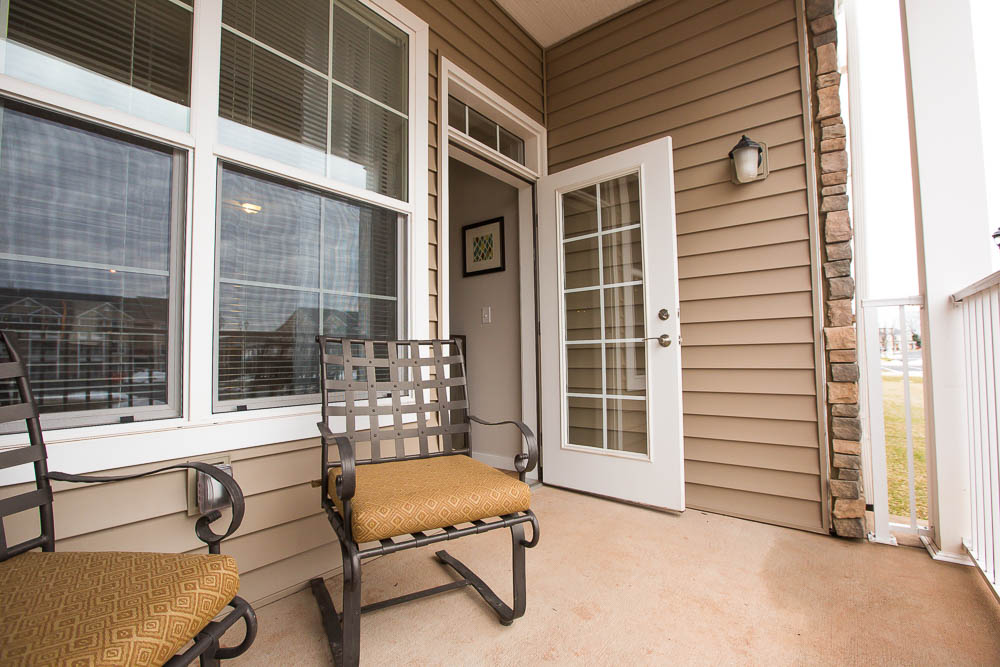 wide private patio for fresh air