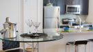high top table by kitchen 