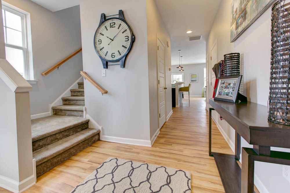 foyer in a 3 bedroom townhome