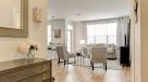 living room with hardwood flooring 
