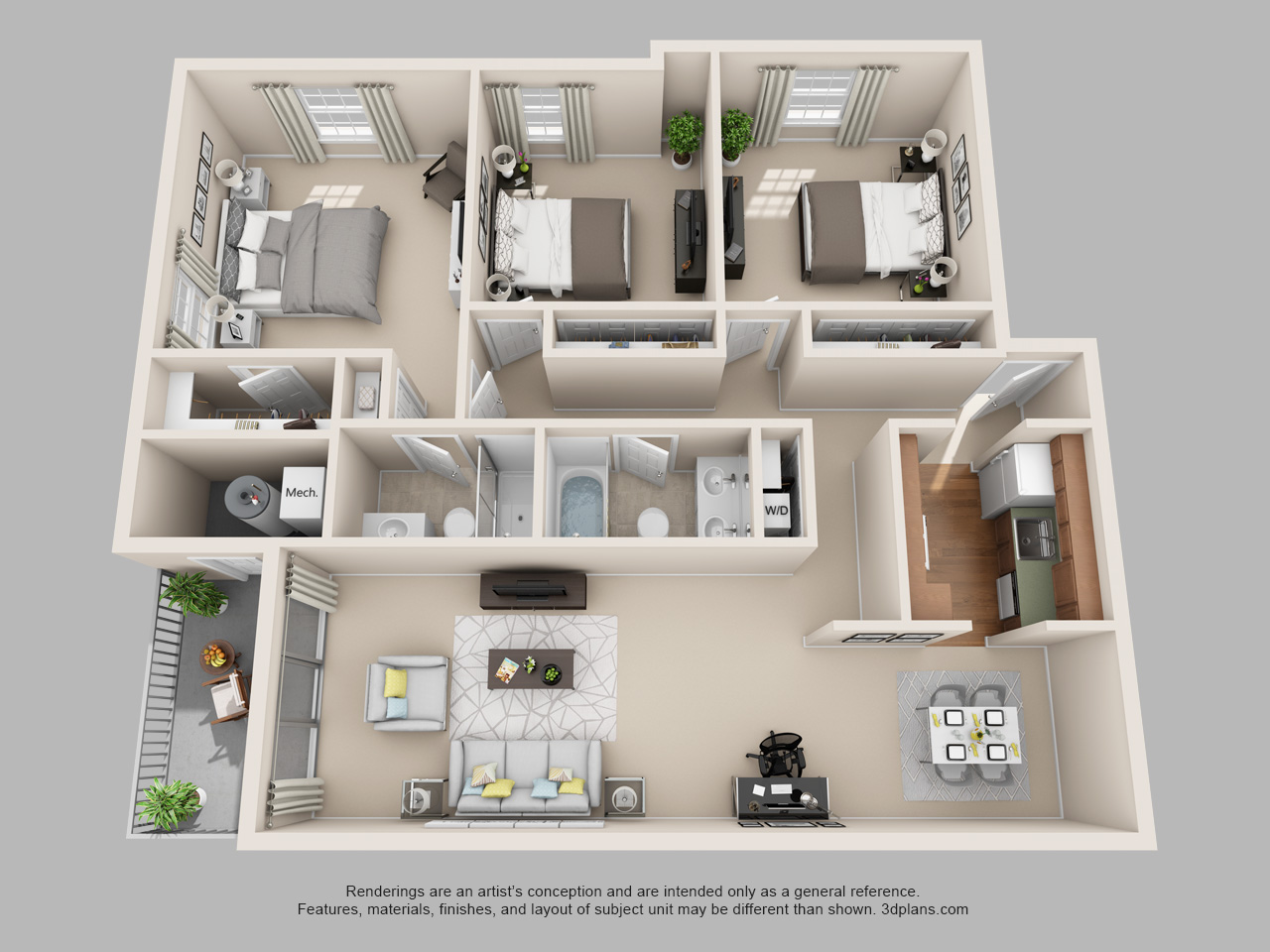 3 bedroom apartment in norristown