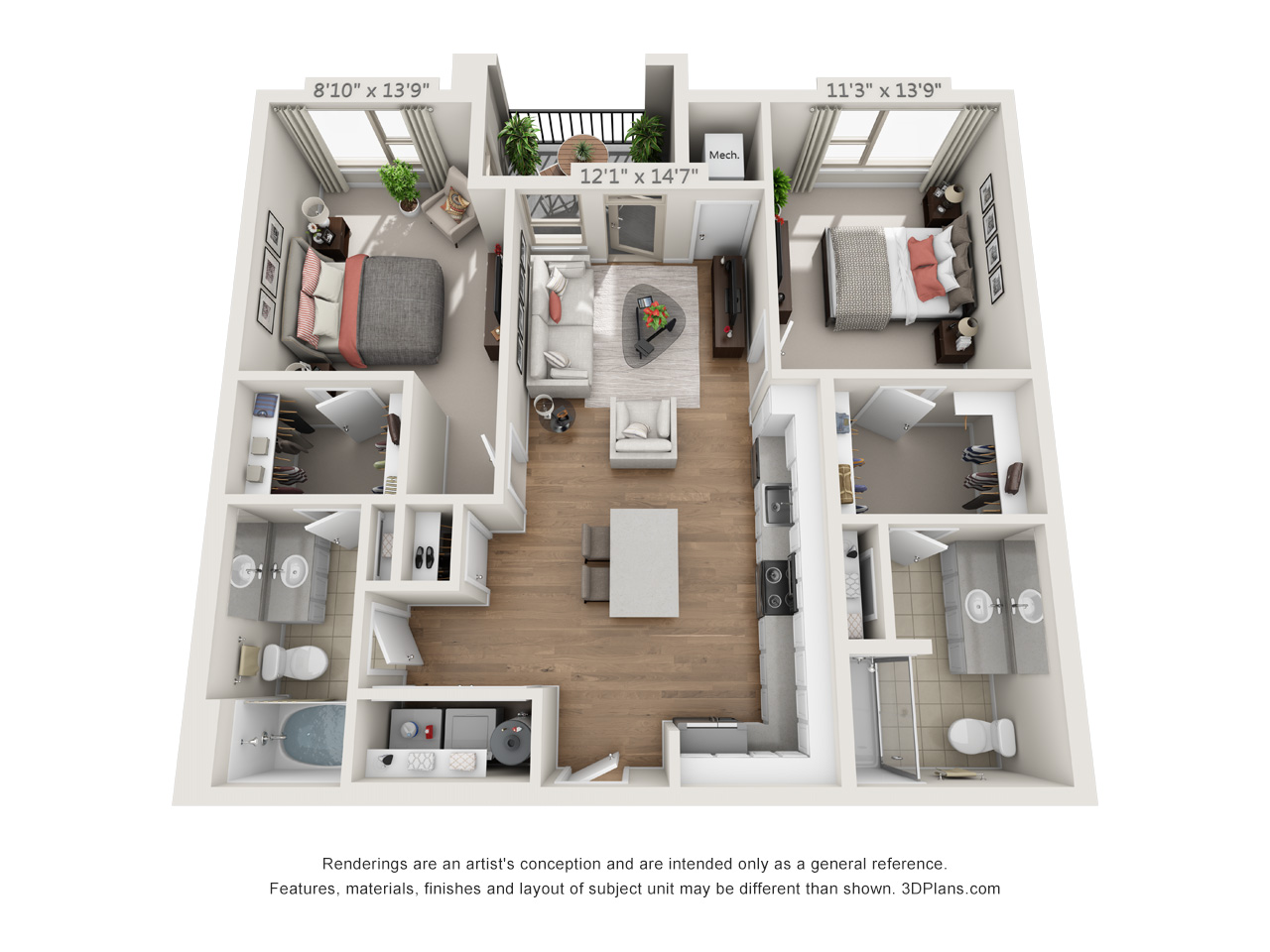 2 bedroom apartment phoenxiville
