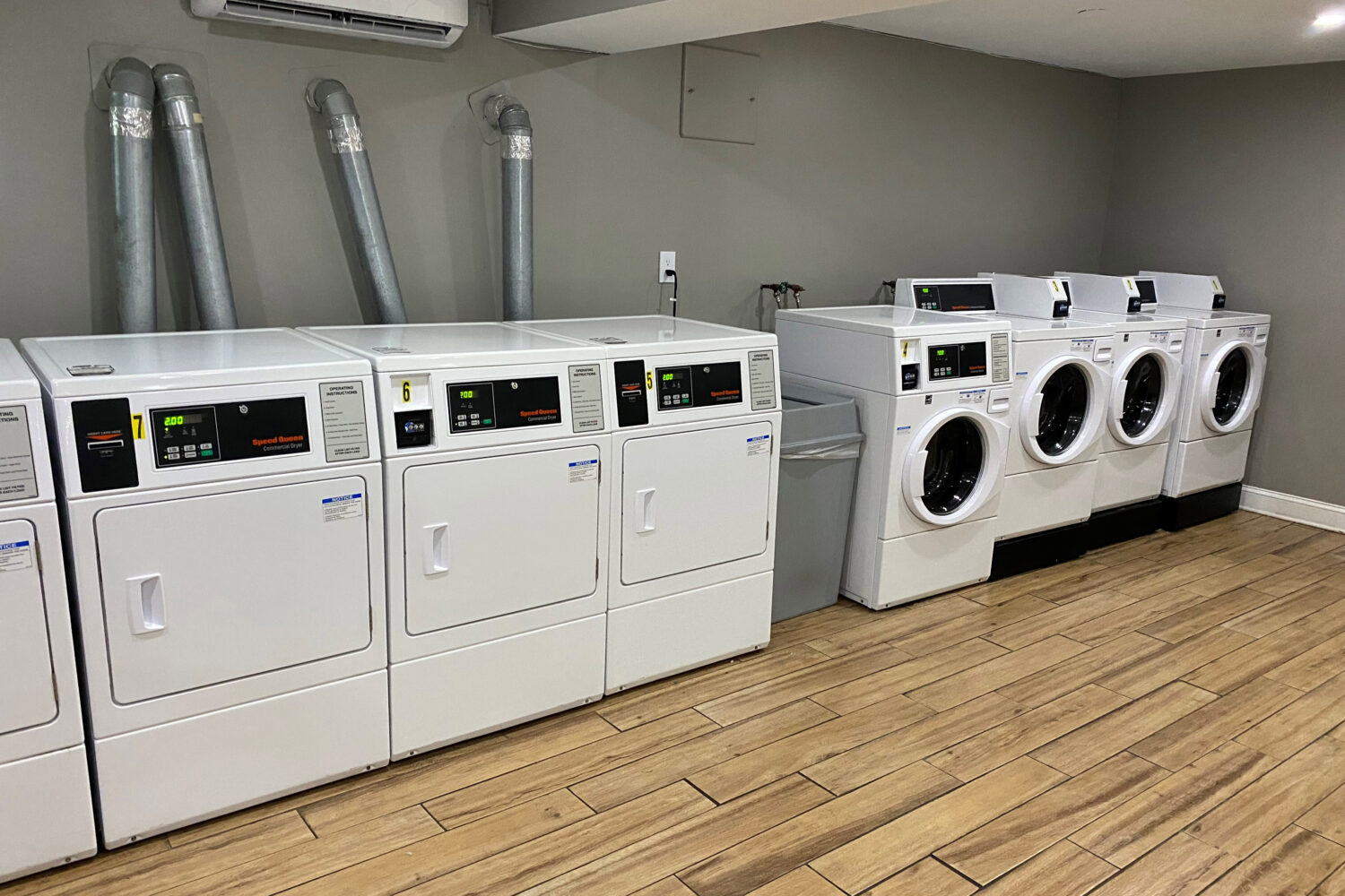 laundry room with washer and dryer