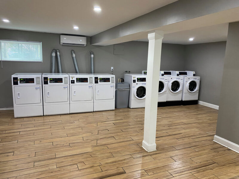 On site laundry facility