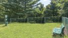 dog park with a bench 