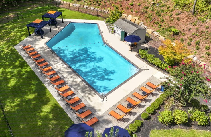 Pool With Patio Furniture 