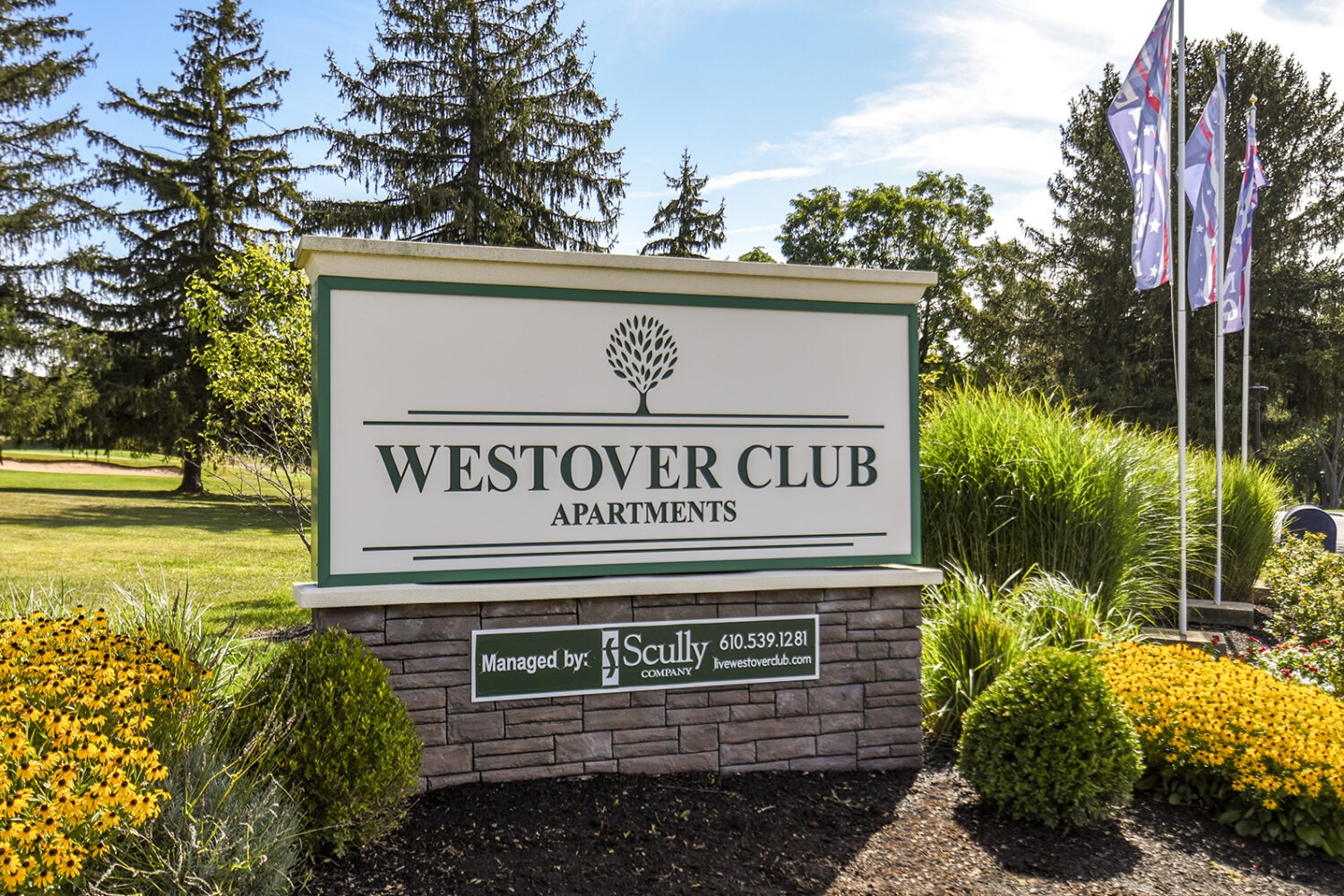 Westover club signage 