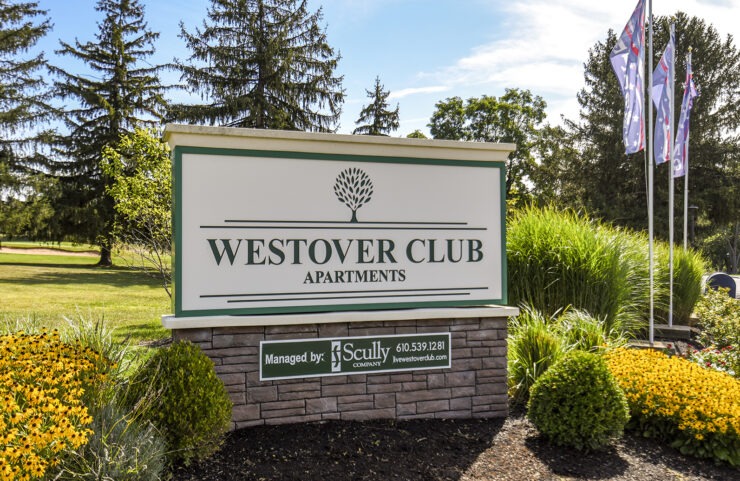 Westover club signage 