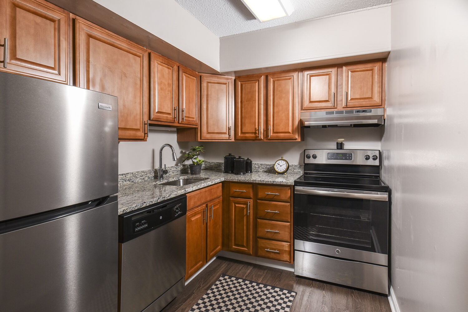kitchen with stainless steel appliances 