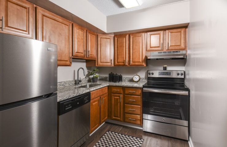 kitchen with stainless steel appliances 