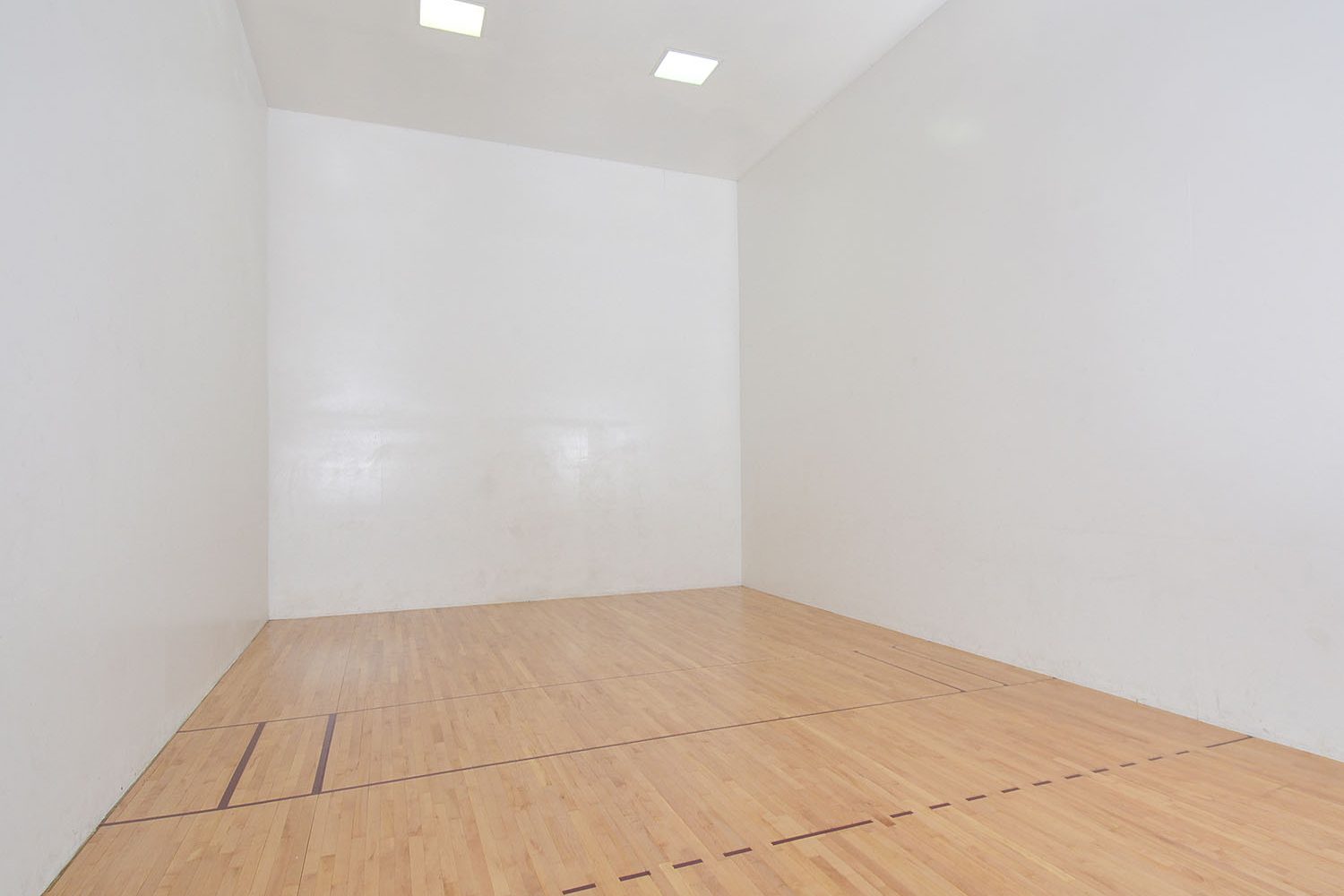 indoor racquetball court