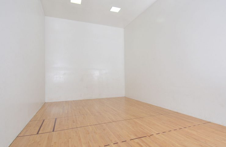 indoor racquetball court