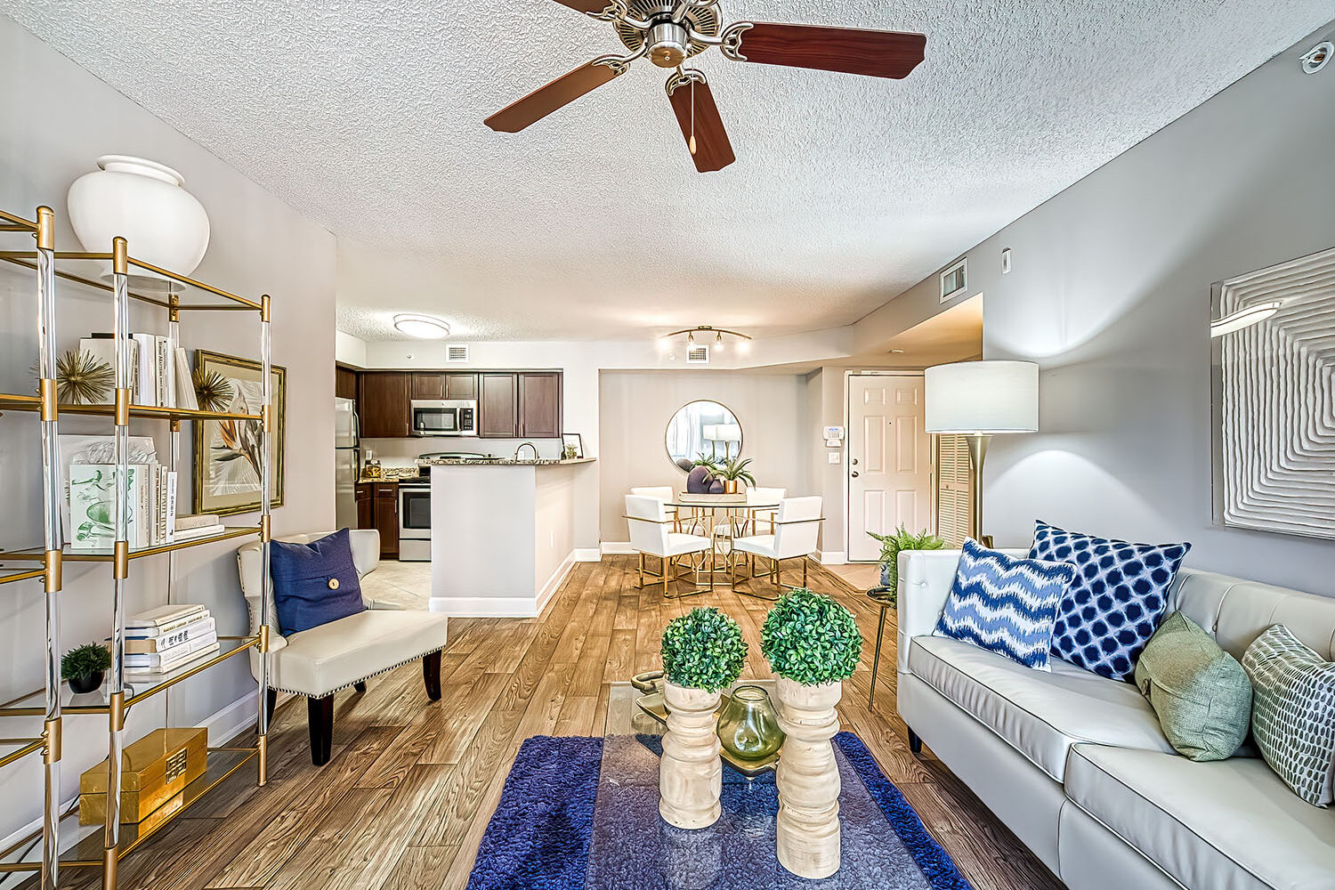 living room with open floorplan