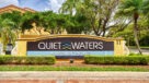 quiet waters sign at the front entrance 