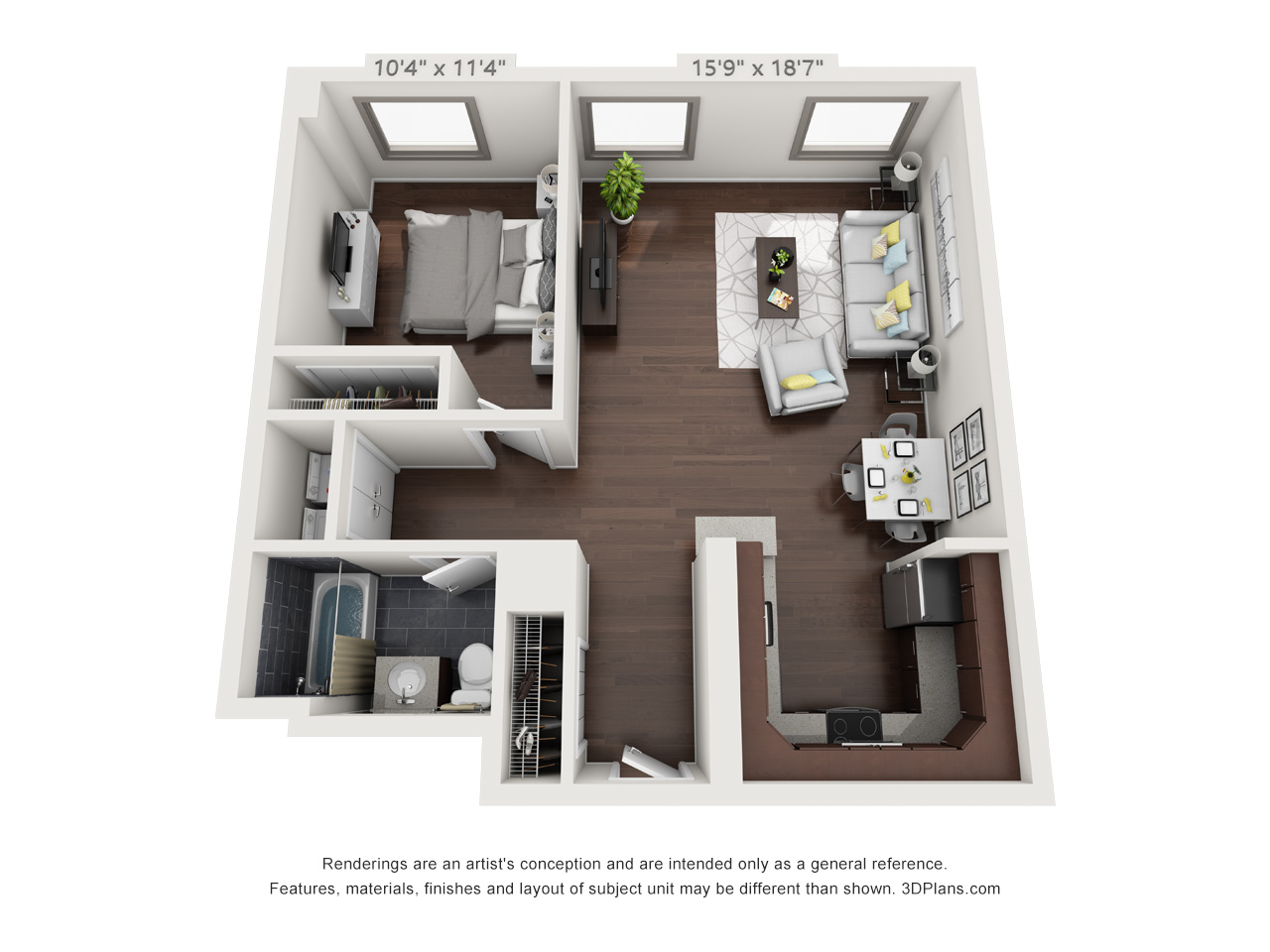 spring garden apartments - 1 bed