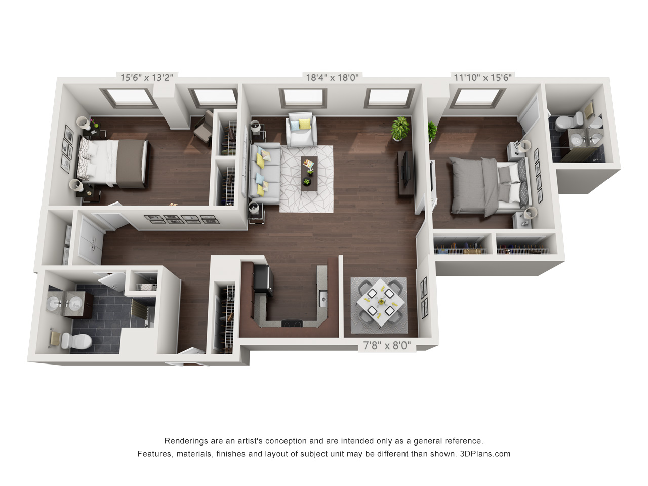best fairmount apartments - 2 bedroom