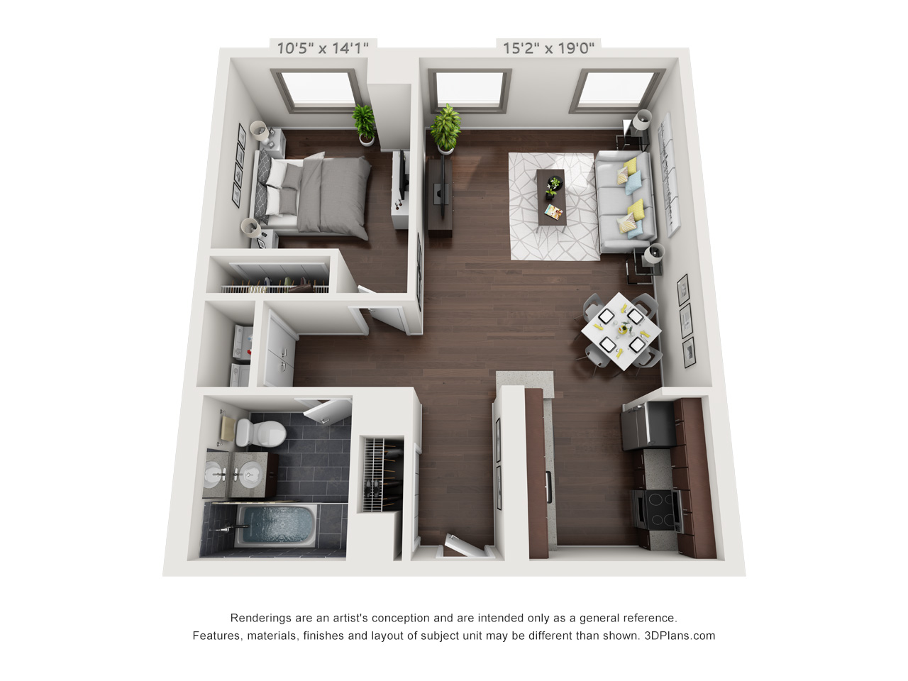 fairmount apartments - 1 bedroom