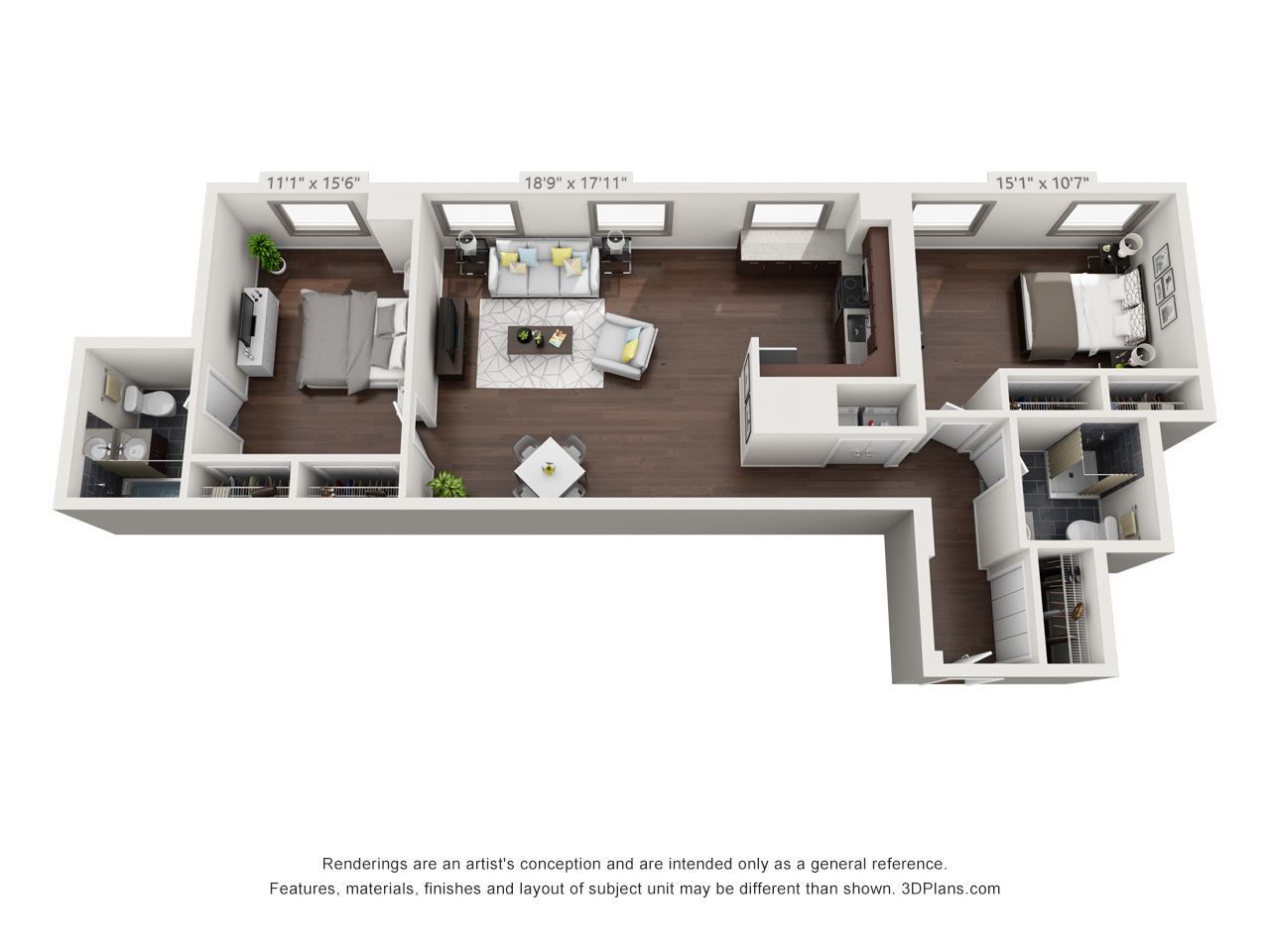 fairmount apartment community - 2 bedroom