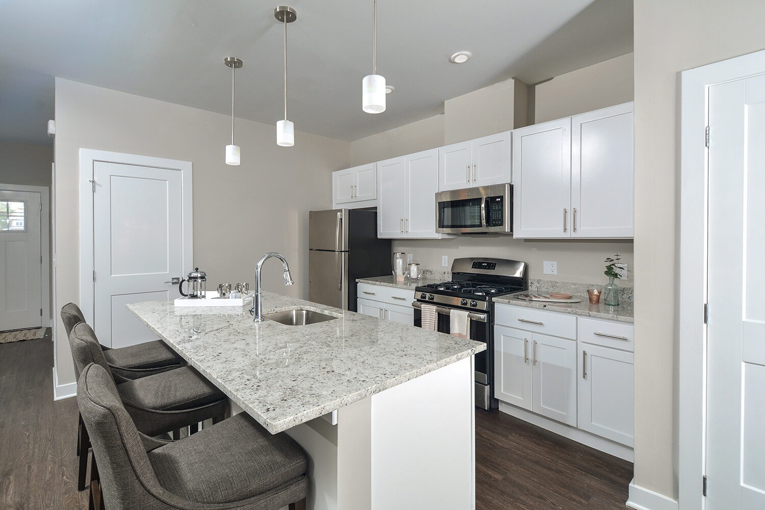 open kitchen layout