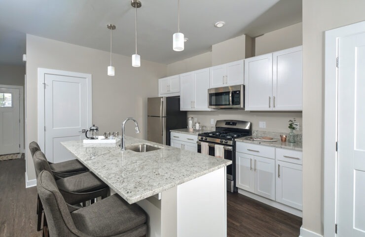 open kitchen layout