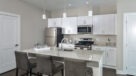 kitchen with large island